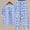 Blue, variant on Casual 2 Piece Outfits for Women Loose Fit Lounge Matching Sets Short Sleeve Top & Wide Leg Pants Workout Tracksuits Set Streetwear
