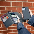 thumbnail image 2 of Caseco Mag-Safe iPhone 14 Plus Leather Wallet Case - Sunset Blvd - Black, 2 of 5