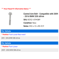 thumbnail image 2 of Control Arm Bolt - Compatible with 2009 - 2016 BMW 328i xDrive 2010 2011 2012 2013 2014 2015, 2 of 2