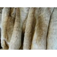 thumbnail image 3 of Thomas Collection Gold Beige Brown Chinchilla Faux Fur Throw Blanket - 16418, 3 of 5