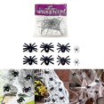 thumbnail image 2 of Halloween Spiders Web and Spiders Decoration Set for Indoor & Outdoor Use, 2 of 5