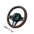 thumbnail image 3 of PBAZIH Universal Microfiber Leather Steering Wheel Cover for Cars, Trucks, SUVs, Breathable, Non-Slip, Comfortable Grip, Stylish Custom Fit Wheel Cover for Improved Handling and Protection, 3 of 8