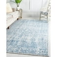 thumbnail image 1 of Unique Loom 3143253 8 x 10 ft. Bushwick Brighton Rectangular Rug, Light Blue, 1 of 2