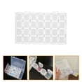 thumbnail image 2 of MANLINGDA 28 Grids Clear Plastic Jewelry Organizer Box Beads Storage Container Holder, 2 of 6