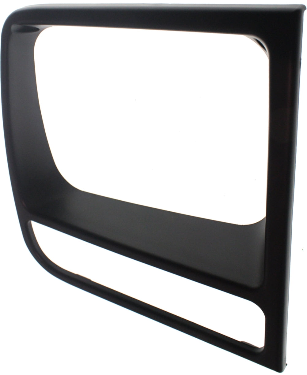 Replacement 19027 Headlight Door Compatible For 1997-2001 Jeep Cherokee Right Passenger Black