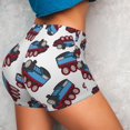 thumbnail image 6 of Seamless Workout Shorts Women - red Train Pattern blue Biker Gym Running Yoga Spandex Shorts for Women, 6 of 7