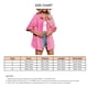 thumbnail image 5 of Cárdigan Camisa Manga Larga Solapa Bolsillo Botón Color Puro Casual Moda Top para Mujer Rosa Brillante L, 5 of 5