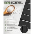 thumbnail image 3 of SUUNYN Set of 4 Outdoor Rocking Chairs, HDPE Porch Rockers for Patio Deck, All-Weather, 380lbs Load, Black, 3 of 9