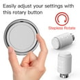 thumbnail image 2 of Riwcyla ZigBee3.0 Contrôleur Intelligent de Valve Thermostatique Programmable Hebdomadaire Contrôle par Application Contrôle Vocal Compatible avec la Maison/ (Hub Requis), 2 of 6