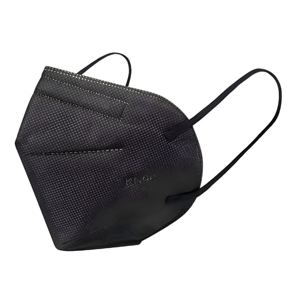 OITY 10/20/50Pcs 5 Layer Face Mask Black Filtration ≥95% with Comfortable Elastic Ear Loop Non-Woven Polypropylene Fabric