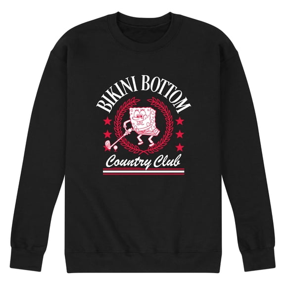 SpongeBob SquarePants - Bikini Bottom Country Club - Men's Crew Fleece Sweatshirt