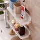 thumbnail image 4 of Práctico estante de almacenamiento de plástico para baño, organizador, estante de ducha, 4 of 8