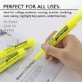 thumbnail image 4 of BAZIC Highlighter Yellow Color Desk Style, Chisel Tip, Unscented (4/Pack), 24-Packs, 4 of 7