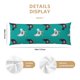 thumbnail image 3 of Balery Funny Chicken Funda Protectora para Almohada Corporal de Algodón Hipoalergénico con Cierre(55 x 21 pulgadas), Almohadas No Incluidas, 3 of 7