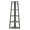 Gray, variant on Spaco 5-Tier Corner Shelf, 70" Tall Corner Ladder Shelf Small Bookshelf, Durable Bookshelf, White