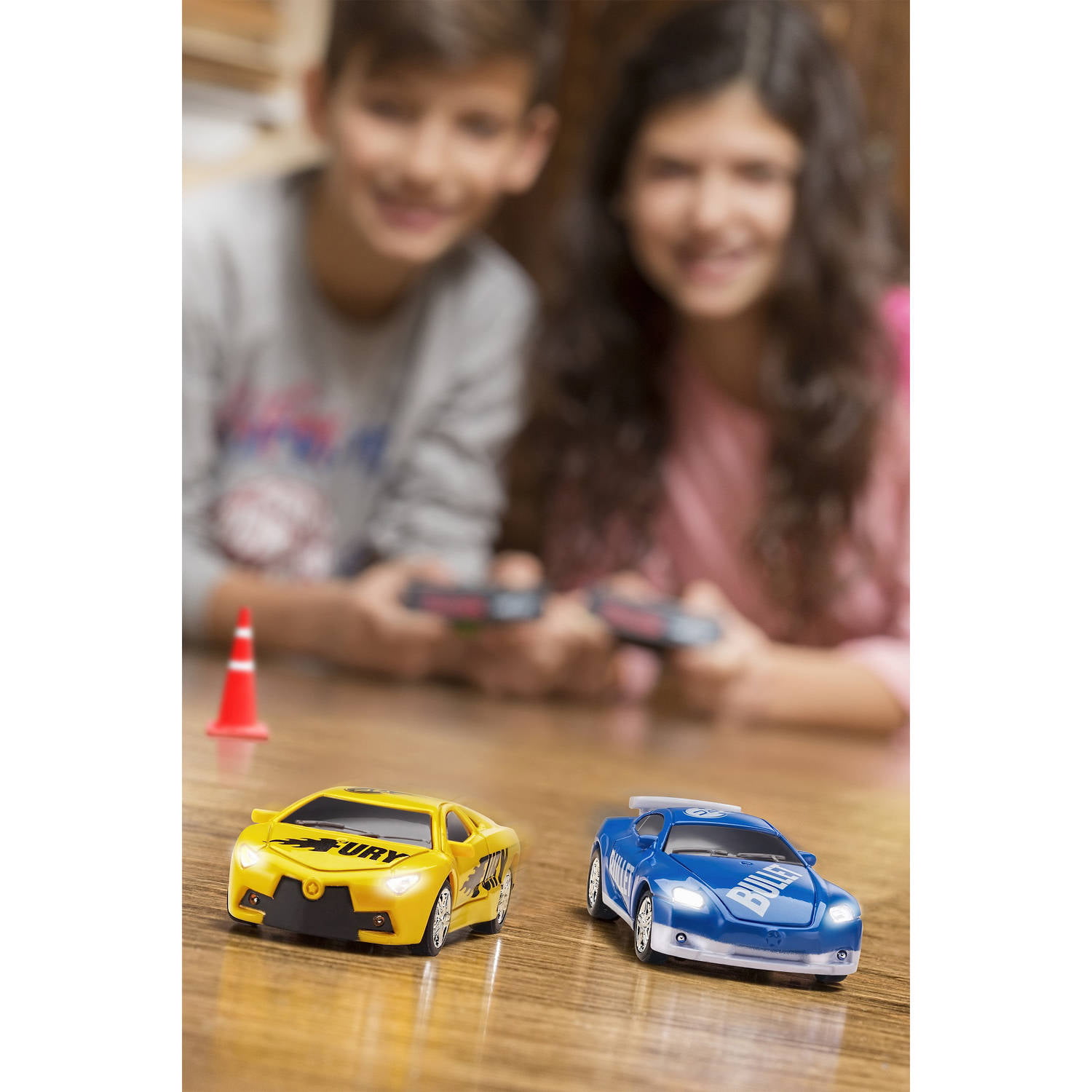 RC Pocket Racer Remote Controlled Micro Race Car Vehicle & Road As Seen On TV