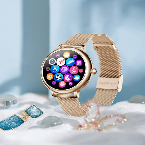 ULTREND HER Luxury Women Smart Watch Fitness Health Tracker with extra strap Walmart