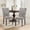 Little flower, variant on Mid-Century Fabric Dining Chairs Set of 6 with Nailhead Detail and Wooden Legs, Upholstered Side Chairs for Kitchen and Dining Room – Flower