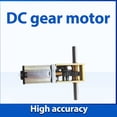thumbnail image 3 of Worm Gear Motor, Brushed Gear Motor Speed Reduction Strong Carrying Capacity DC6V  for Autos for Washing Machine, 3 of 7