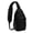 Black, variant on WATERFLY Unisex RFID Blocking Anti-Theft Multiple Pockets Travel Sling Cross-Body Shoulder Chest Bag,Black