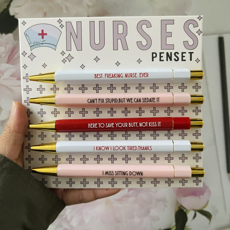 Funny Nurse Pens Set of 3 