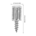 thumbnail image 2 of Luxshiny 100PCS Anti Slip Shelf Pegs for Furniture with Durable Plastic Material, 2 of 8