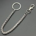 thumbnail image 3 of Stainless Steel Long Metal Wallet Chain Leash Pant Jean Keychain Ring Clip Men‘s Hip Hop Jewelry, 3 of 7
