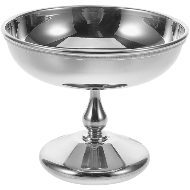 Vaso de helado de acero inoxidable, cuencos para postres, vaso para yogur, cuencos para salsas, vaso para yogur con base, recipiente para aperitivos
