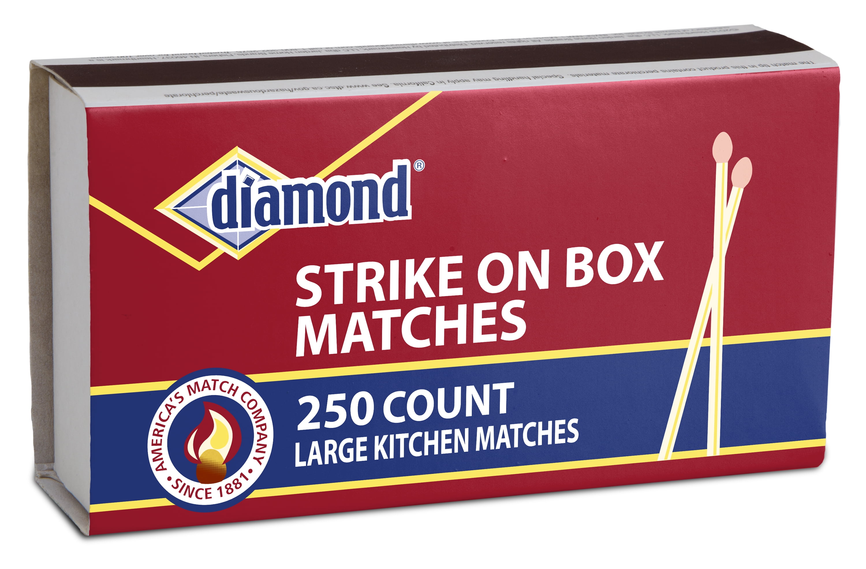 Diamond Greenlight Strike-On-Box 300-Count Large Kitchen Matches 