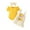Yellow, variant on TOOYOU Girls Summer Outfit Sets Infant Short Sleeve Romper Bodysuit Cartoon Bear Suspender Skirts Outfits Girls Casual Outfit Sets For School Size 9 -12 Months Pink