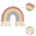 thumbnail image 3 of Colgante de pared del arco iris, decoración del arco iris, colgante de la pared del arco iris de Macrame, decoración de la guardería del bebé del arco iris, decoración de la pared de la guar, 3 of 5