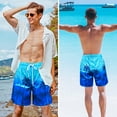 thumbnail image 3 of OlyPegic Men's Swim Trunks with Compression Liner Board Beach Shorts Quick Dry Swim Shorts Bathing Suits with Zipper Pock, 3 of 6
