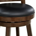 thumbnail image 2 of Boraam Avianna Tabouret de Comptoir Pivotant de 24 Pouces, Fini Cappuccino, 2 of 5