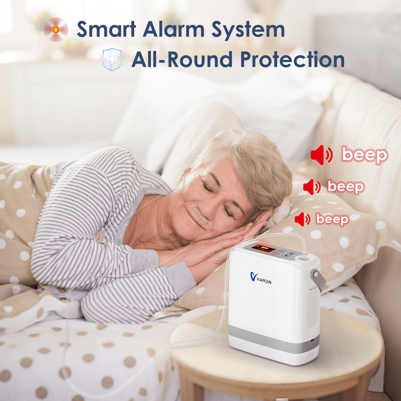 DnnDmn 1-8L Adjustable Generator- oxyegen-Tube Quiet(All-Age Use) Concentrator de oxigeno 1-8L Continuous for Travel us B83