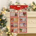 thumbnail image 2 of kurtrusly 8 Pieces Pattern Random Christmas Themed Room Bedroom Greeting Cards Portable Card Assorted Kit Tree Pendant Hanging Decoration Home Ornament, 2 of 9