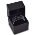 thumbnail image 3 of P. Manoukian Tungsten Wedding Band Ring 8mm for Men Women Red Black Beveled Edge Brushed Polished Lifetime Guarantee Size 8, 3 of 4