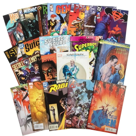 Colección de cómics SCS Direct 20 surtidos con Marvel y DC
