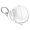 White, variant on Clear Earbud Case Cover for MC2 Air/MC 2S with Charging Port Access, Integrated Phone Stand, Side Lock, and Side Connection Point
