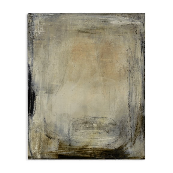 Stupell Industries Contemporary Beige Abstract Scribble Composition Canvas Art, 24 x 30, by Kippi Leonard