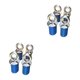 thumbnail image 1 of Soidarity 4 anclajes de amarre compatibles con Polaris RZR Lock and Ride Parts Tipo 1 2piezas, 1 of 1