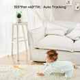 thumbnail image 3 of 2K Video Baby Monitor with Remote Pan-Tilt-Zoom, Cry and Motion Detection, 300M Long Range, APP/Night Vision, 5'' Smart Baby Monitor with Camera and Audio, 3 of 13