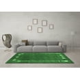 thumbnail image 3 of Ahgly Company Indoor Square Abstract Emerald Green Contemporary Area Rugs, 5' Square, 3 of 4