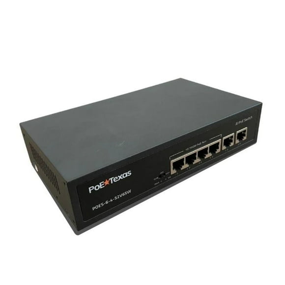 4-Port Gigabit 802.3af/at PoE Switch for Video, Tablet  Security Applications