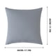 thumbnail image 3 of Funda impermeable para almohadas exteriores 45x45 cm - Protector de cojín moderno de color sólido para muebles de jardín, piscina, jardín, 3 of 5