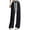 F-447 Black, variant on Pleated Quick Dry High Waisted Flared Wide Leg Elastic Waist Basic Bootcut Leg Track Athletic Brunch Pants for Juniors Fall Summer Pants Sweat Pants Women 2026