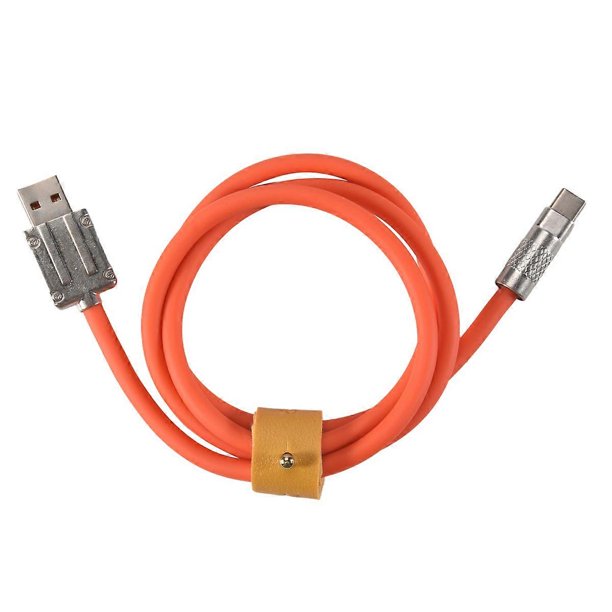 120W 6A Super Fast Charge USB C Charging Cable USB Type-C Charging+Data fer 2-In-1 Mobile Phone
