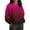Hot Pink, variant on HAiming Sweatshirts for Women Colorful Gradient Sparkly Printed Long Sleeve Fashion Casual Pullover Tops