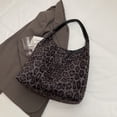 thumbnail image 3 of Mujer Gamera Bolso Leopardo Bolso Hombro Bolso Vagabundo para El (negro), 3 of 8