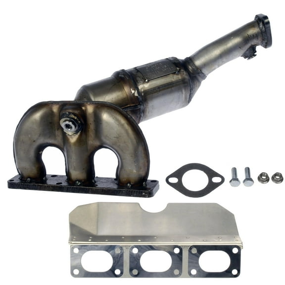 Dorman 673-973 Rear Catalytic Converter with Integrated Exhaust Manifold for Specific BMW Models, Natural