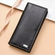 thumbnail image 3 of EeaseMX Cartera larga de piel sintética para hombre, de gran capacidad, para cheques, tarjetas de crédito y efectivo (negra), 3 of 7